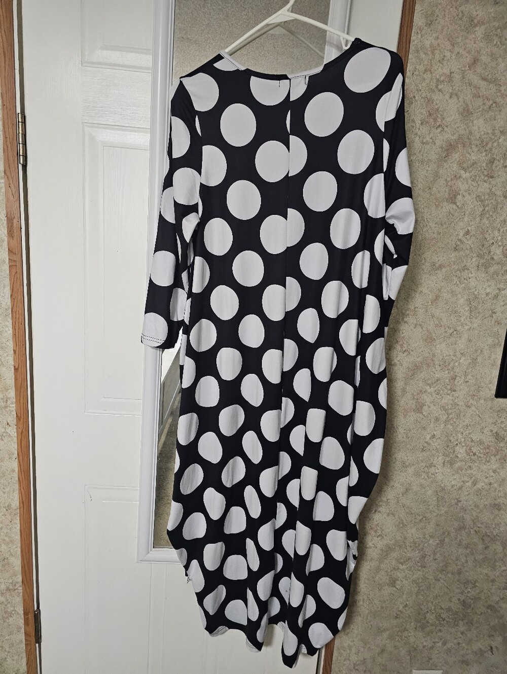 Nuggles Black & White Polka Dot Women’s Dress